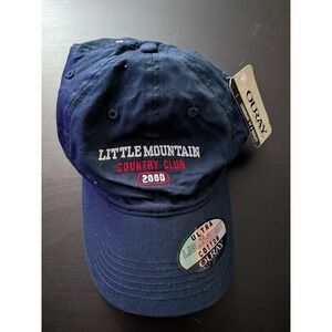 Little Mountain Country Club Golf Hat Strapback Ouray OSFM Blue NWT